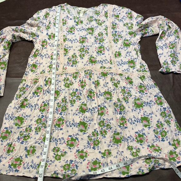 Matilda Jane Like a Lady Floral Tunic Blouse Womens XL Pink Boho Preppy Feminine - Picture 16 of 16